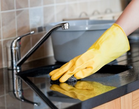Carpet cleaning equipment prepared for a booked cleaning appointment