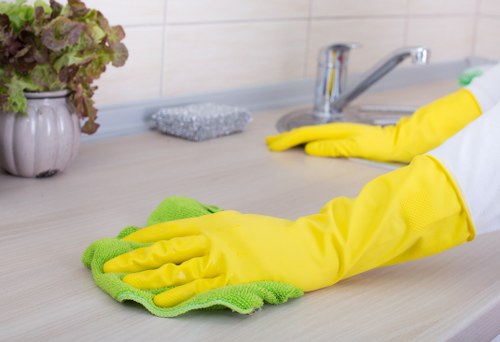 Furniture cleaning process for a well-kept upholstered sofa