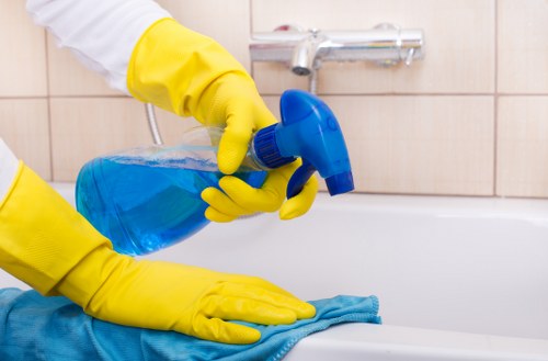 Professional carpet cleaning in a Goddington home interior